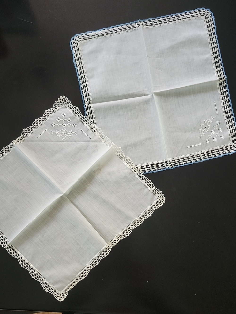 2 Vintage Hankerchiefs